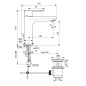 Ideal Standard Cerafine O - Mitigeur de lavabo avec vidage, chrome BC699AA