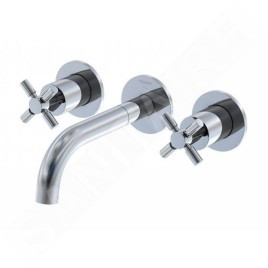 Steinberg 250 - Mitigeur de lavabo encastré, installation 3 trous, avec corps, chrome 250 1902