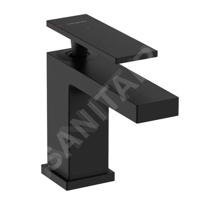 Hansgrohe Tecturis E - Mitigeur de lavabo avec vidage, CoolStart, EcoSmart, noir mat 73004670