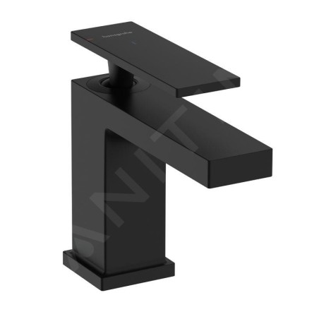Hansgrohe Tecturis E - Mitigeur de lavabo avec vidage, CoolStart, EcoSmart, noir mat 73004670