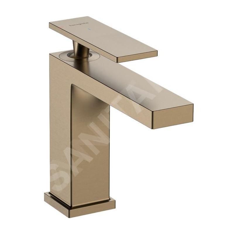 Hansgrohe Tecturis E - Mitigeur d'évier avec vidage, CoolStart, EcoSmart, bronze brossé 73018140