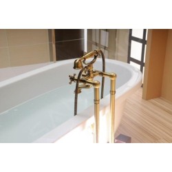 Sapho Antea - Mitigeur de baignoire avec accessoires, bronze 3016
