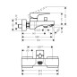 Hansgrohe Metropol - Mitigeur de baignoire, chrome 32540000