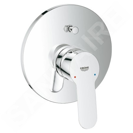 Grohe BauEdge - Mitigeur encastré de baignoire avec corps encastré, chrome 29079000