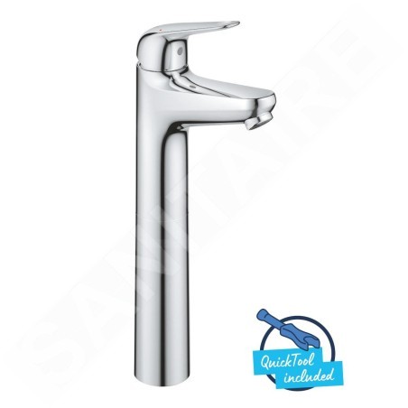 Grohe Swift - Mitigeur de lavabo avec bonde Push-Open, chrome 24331001