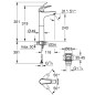 Grohe Swift - Mitigeur de lavabo avec bonde Push-Open, chrome 24331001