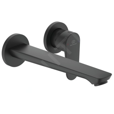 Ideal Standard Cerafine O - Mitigeur de lavabo encastré, installation 2 trous, noir BD133XG