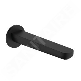 Hansgrohe Rebris S - Bec déverseur pour baignoire, noir mat 72430670