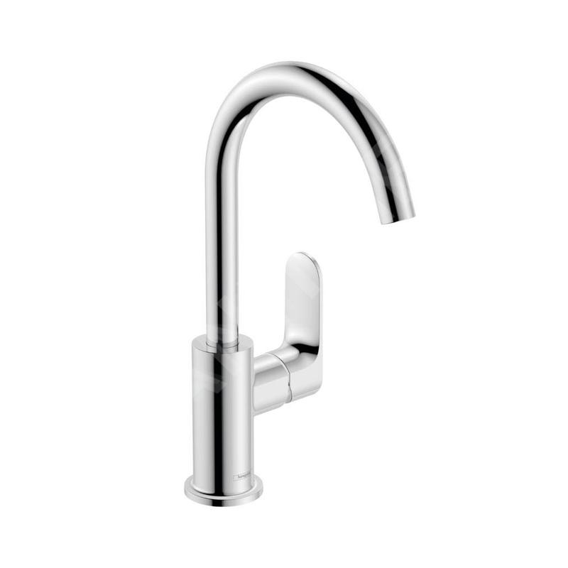 Hansgrohe Rebris S - Mitigeur de lavabo avec vidage et bec orientable, chrome 72536000
