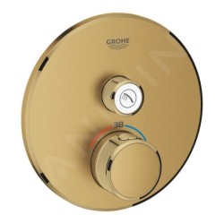 Grohe Grohtherm SmartControl - Mitigeur thermostatique encastré de douche avec 1 sortie, Cool Sunrise brossé 29118GN0