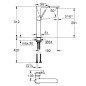 Grohe Plus - Mitigeur pour vasque, supersteel 32618DC3