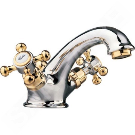 Sapho Antea - Mitigeur de lavabo avec bonde chrome/or 3172