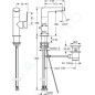 Hansa Ronda - Mitigeur de lavabo avec garniture de vidage, chrome 55262203 Hansa Ronda - Mitigeur de lavabo avec garniture de vidage, chrome 55262203