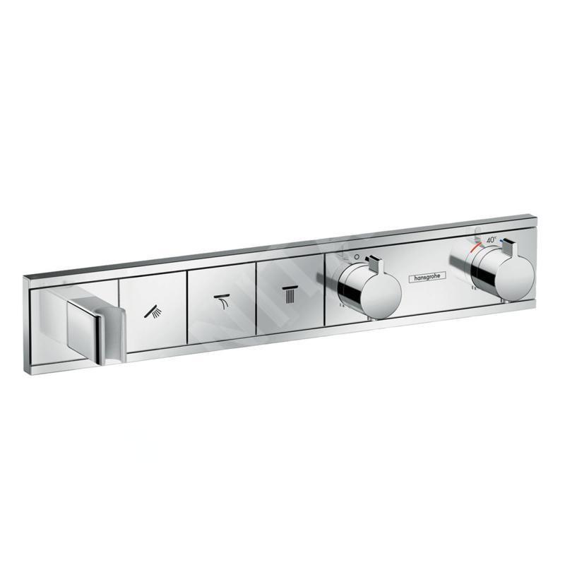 Hansgrohe RainSelect - Mitigeur thermostatique de douche encastré pour 3 sorties, chrome 15356000 Hansgrohe RainSelect - Mitigeur thermostatique de douche encastré pour 3 sorties, chrome 15356000