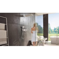 Hansgrohe RainSelect - Mitigeur thermostatique de douche encastré pour 3 sorties, chrome 15356000