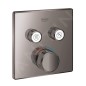 Grohe Grohtherm SmartControl - Mitigeur thermostatique encastré avec 2 soupapes, Hard Graphite 29124A00 Grohe Grohtherm SmartControl - Mitigeur thermostatique encastré avec 2 soupapes, Hard Graphite 29124A00