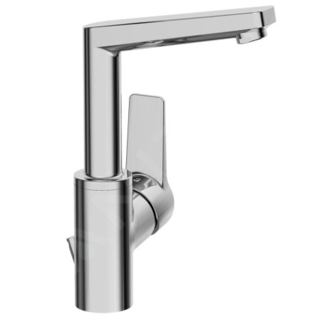 Hansa Twist - Mitigeur de lavabo avec garniture de vidage, chrome 09542203