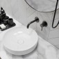 Steinberg 100 - Mitigeur de lavabo encastré, installation 2 trous, noir mat 100 1804 3 S