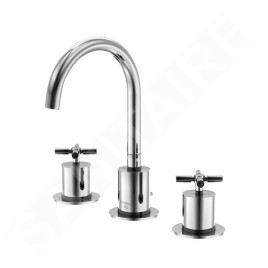 Steinberg 250 - Mitigeur de lavabo avec vidage, installation 3 trous, chrome 250 2000