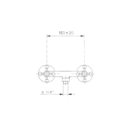 Sapho Antea - Mitigeur de douche Antea, bronze 3866