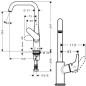 Hansgrohe Focus E2 - Mitigeur de lavabo 240 avec bec rotatif, chrome 31519000