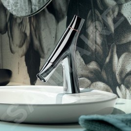 Axor Starck Organic - Mélangeur de lavabo à deux robinets, chrome 12014000