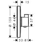 Hansgrohe Ecostat S - Mitigeur thermostatique encastré, chrome 15755000
