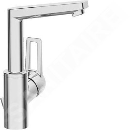 Hansa Twist - Mitigeur de lavabo avec garniture de vidage, chrome 09542205