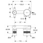 Ideal Standard Active - Corps d’encastrement pour mitigeur de lavabo encastré A5948NU