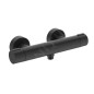 Ideal Standard ALU+ - Mitigeur thermostatique de douche, noir soyeux BD582XG