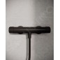 Ideal Standard ALU+ - Mitigeur thermostatique de douche, noir soyeux BD582XG
