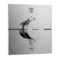 Hansgrohe ShowerSelect Comfort - Mitigeur thermostatique encastré pour 2 sorties, chrome 15572000