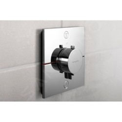 Hansgrohe ShowerSelect Comfort - Mitigeur thermostatique encastré pour 2 sorties, chrome 15572000