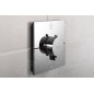Hansgrohe ShowerSelect Comfort - Mitigeur thermostatique encastré pour 2 sorties, chrome 15572000
