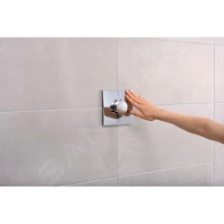 Hansgrohe ShowerSelect Comfort - Mitigeur thermostatique encastré pour 2 sorties, chrome 15572000