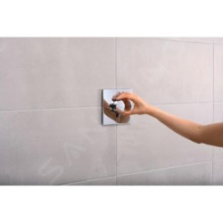 Hansgrohe ShowerSelect Comfort - Mitigeur thermostatique encastré pour 2 sorties, chrome 15572000