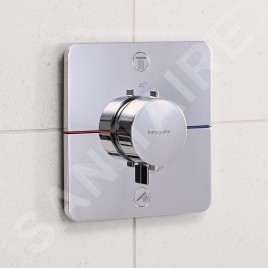 Hansgrohe ShowerSelect Comfort - Mitigeur thermostatique encastré pour 2 sorties, chrome 15583000