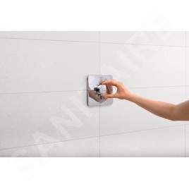 Hansgrohe ShowerSelect Comfort - Mitigeur thermostatique encastré pour 2 sorties, chrome 15583000