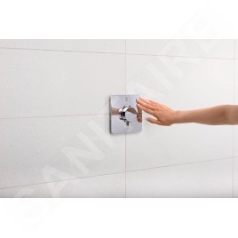 Hansgrohe ShowerSelect Comfort - Mitigeur thermostatique encastré pour 2 sorties, chrome 15583000