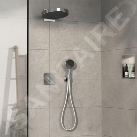 Hansgrohe ShowerSelect Comfort - Mitigeur thermostatique encastré pour 2 sorties, chrome 15583000