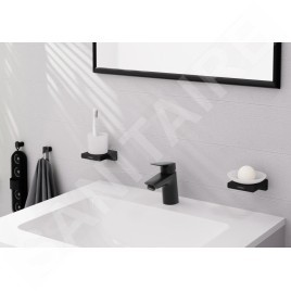 Hansgrohe Logis - Mitigeur de lavabo, EcoSmart, noir mat 71071670