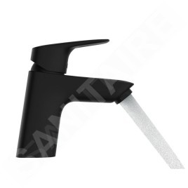 Hansgrohe Logis - Mitigeur de lavabo avec vidage Push-Open, EcoSmart, noir mat 71077670