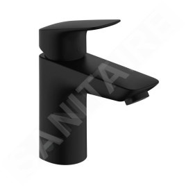 Hansgrohe Logis - Mitigeur de lavabo avec vidage, EcoSmart, noir mat 71100670