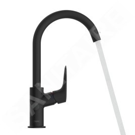 Hansgrohe Logis - Mitigeur de lavabo, EcoSmart, noir mat 71131670