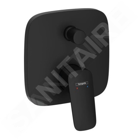 Hansgrohe Logis - Mitigeur encastré 2 sorties, noir mat 71405670