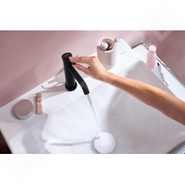 Hansgrohe Tecturis S - Mitigeur de lavabo avec vidage, CoolStart, EcoSmart, noir mat 73314670