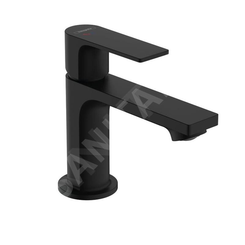 Hansgrohe Rebris E - Mitigeur de lavabo avec vidage, CoolStart, EcoSmart, noir mat 72587670