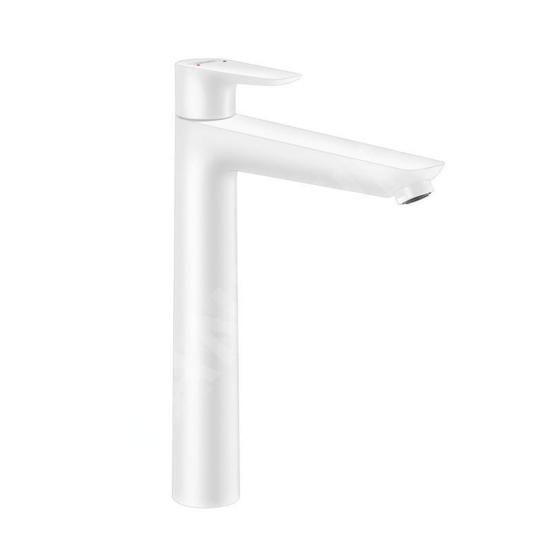 Hansgrohe Talis E - Mitigeur de lavabo avec tirette de vidage, blanc mat 71716700