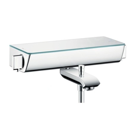 Hansgrohe Ecostat Select - Mitigeur thermostatique de baignoire, blanc/ chrome 13141400