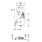 Hansa Accessoires - Corps d’encastrement pour mitigeur de baignoire 53060200
